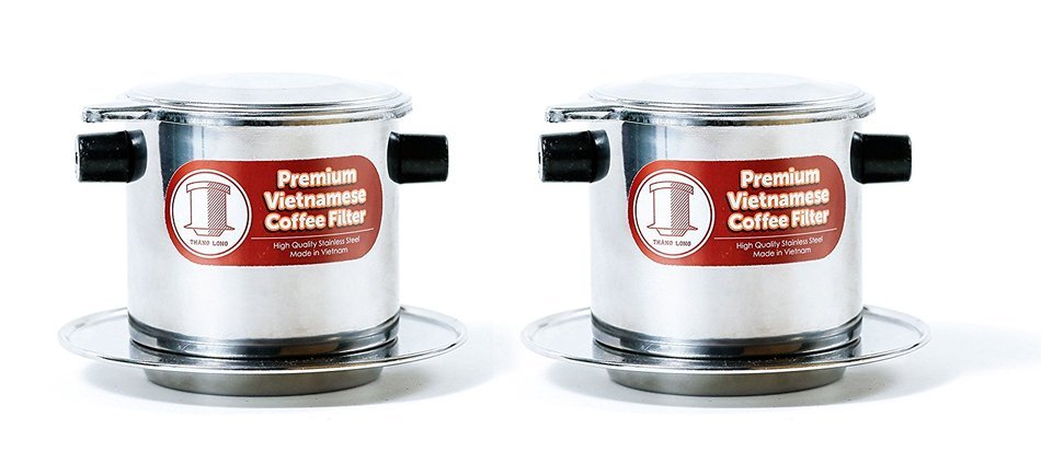Vietnamese Coffee Filter Phin 11 Ounce (Large), Gravity Insert, One Cup N16