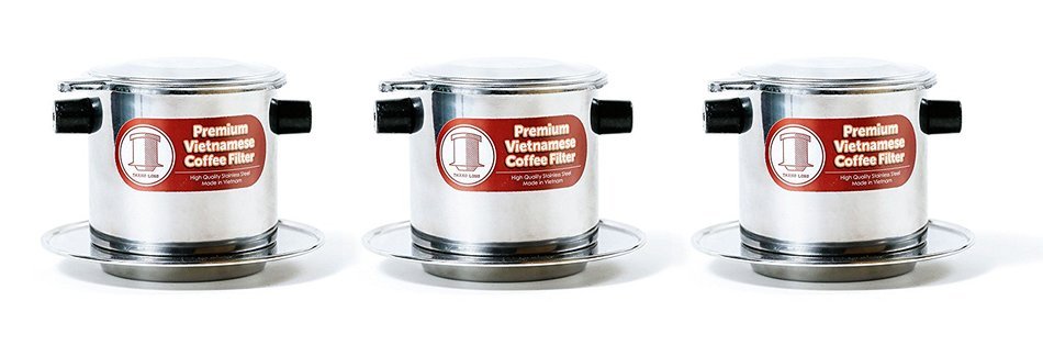Vietnamese Coffee Filter Phin 11 Ounce (Large), Gravity Insert, One Cup N17