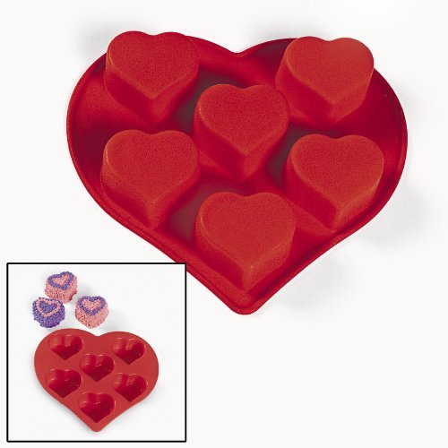 Silicone Heart-Shaped Cupcake Mold