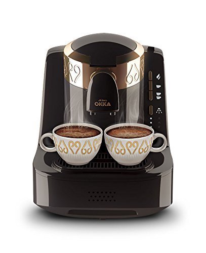 OKKA Turkish/Greek Coffee Machine (USA 120v) Black/Copper UL