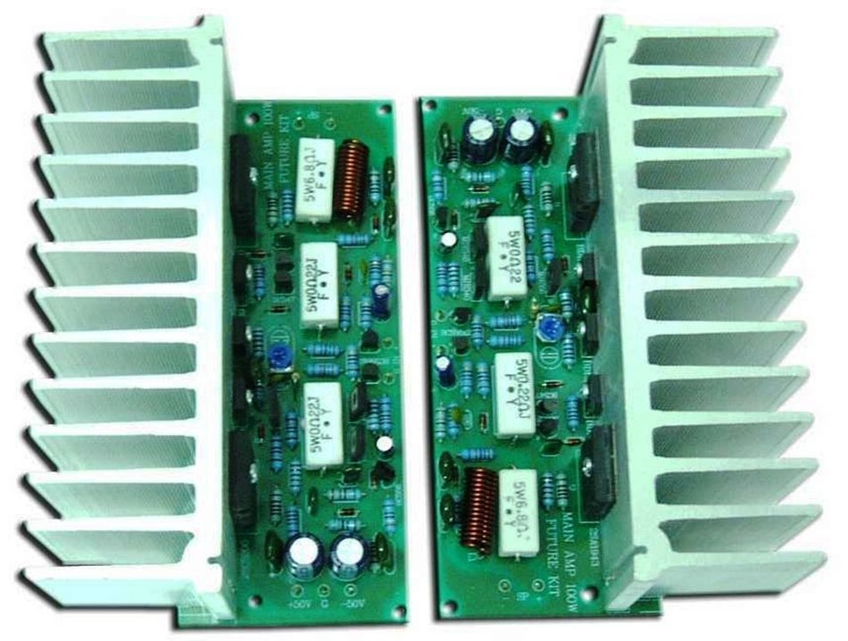 Power Amplifier OCL 100+100W Stereo R1% Assembled Electronic Circuit Kit : FA667