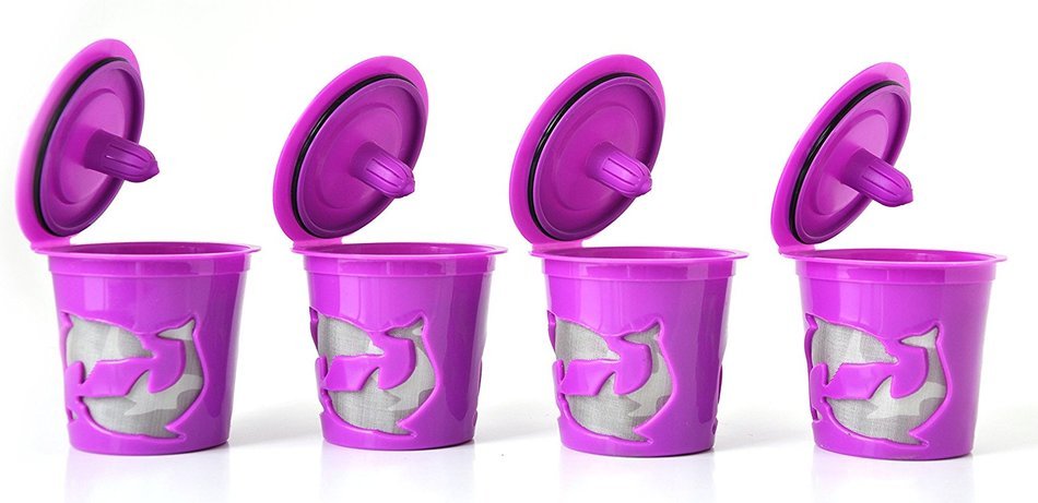 FANOR Reusable K Carafe & K Cup Coffee Filter Pod Combo for Keurig 2.0, K200, K300, K400, K500 Series N9