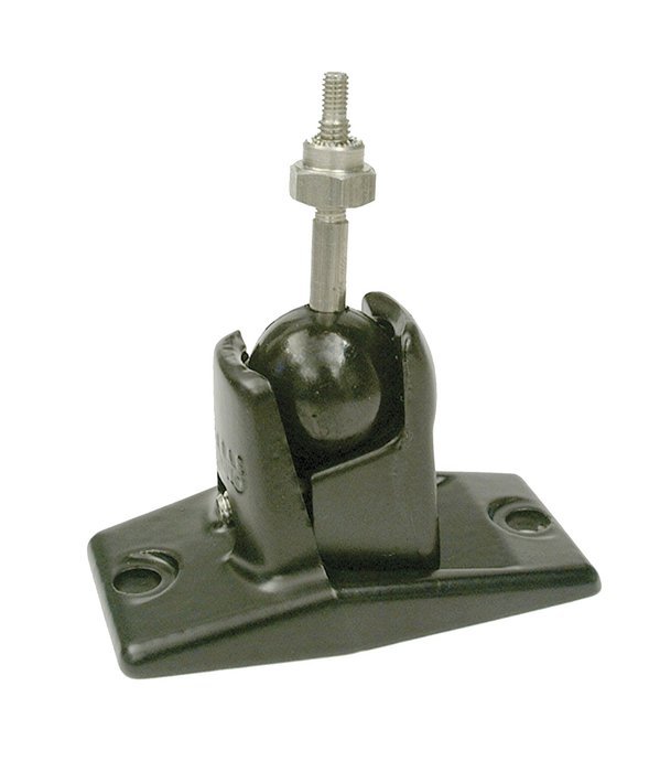 OmniMount 5.0 Wall and Ceiling Audio Mount - Black with Stainless Steel N3