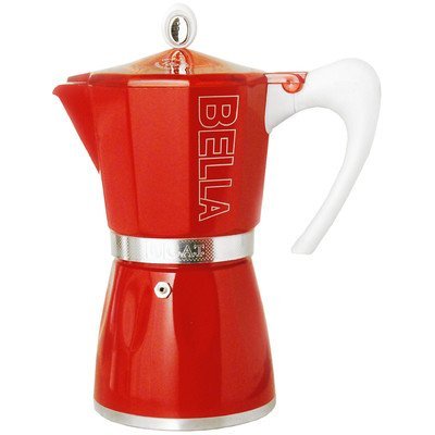 Aluminum Stovetop Maker Color: Milano Red, Size: 3 Cups