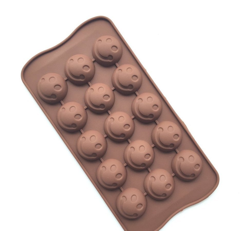 NOVTEN Chocolate Candy and Gummy Molds Silicone Ice Cube Molds, BQ80- (Random Color)