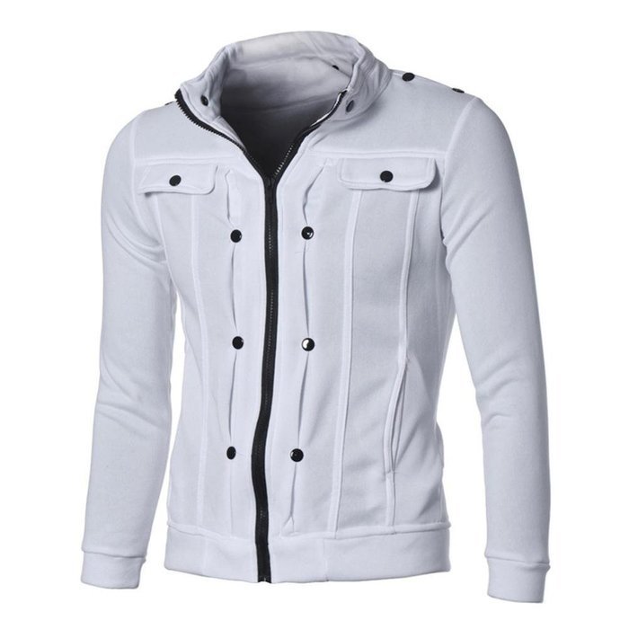 Coat ,BeautyVan Mens' Long Sleeve Zipper Sweatshirt Tops Jacket Coat Outwear (XL, Black) N6