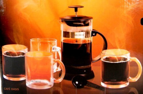 Mr Coffee 1.1 Qt French Press Gift Set