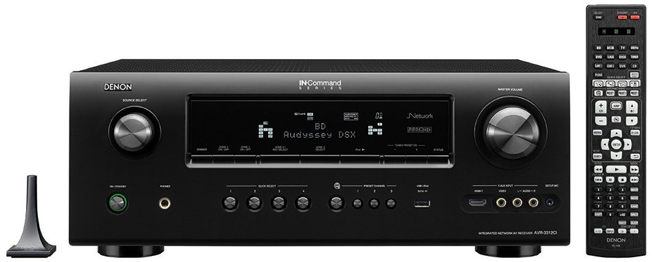 Denon AVR3312CI Integrated Network A/V Surround Receiver (Discontinued by Manufacturer) N2