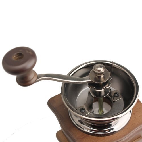 TOOGOO(R) Mini Wooden Coffee Bean Spice Vintage Style hand grinder N7