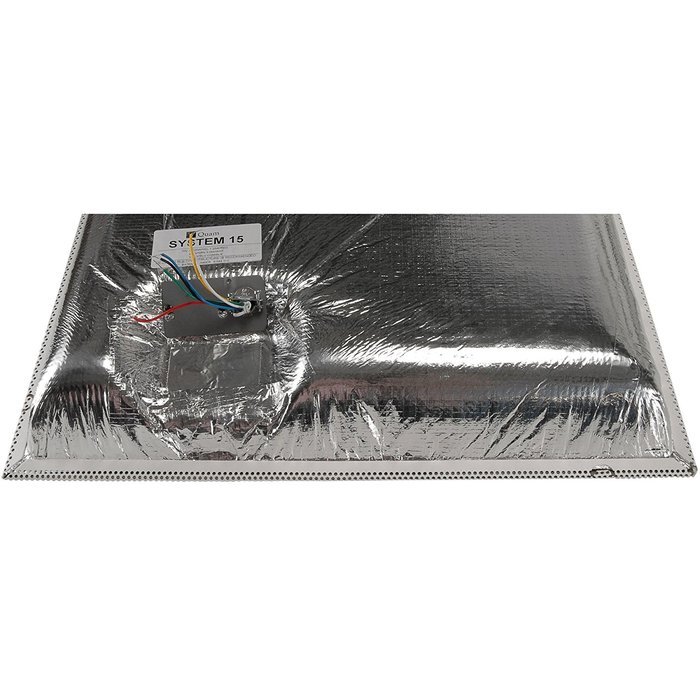 Quam SYSTEM 15 24" x 24" Lay-In Ceiling Mount Speaker 10W-70V Coaxial N2