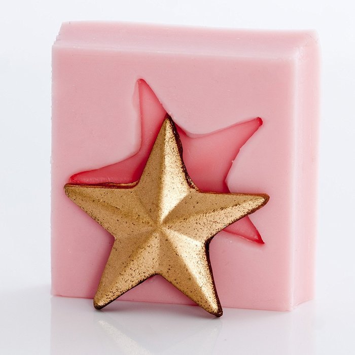 Silicone Primitive Star Mold Food Safe Fondant, Chocolate, Candy, Resin, Polymer Clay Mold, Metal Clay. Food Safe... N3