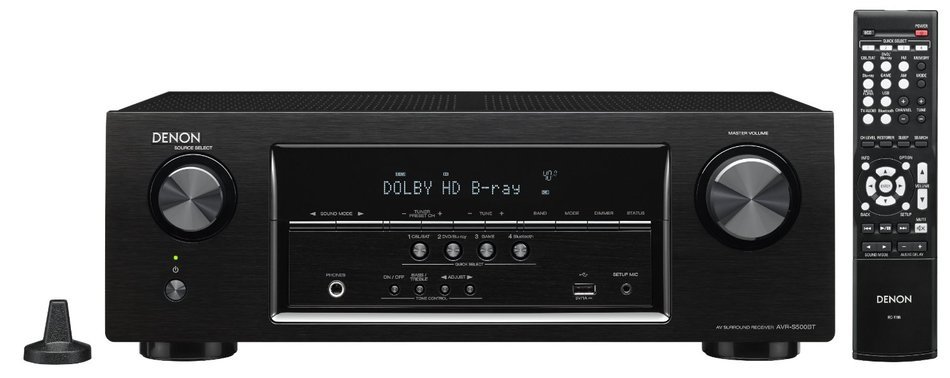 Denon AVR-S500BT 5.2 Channel AV Receiver With 4K Capability and Bluetooth N2