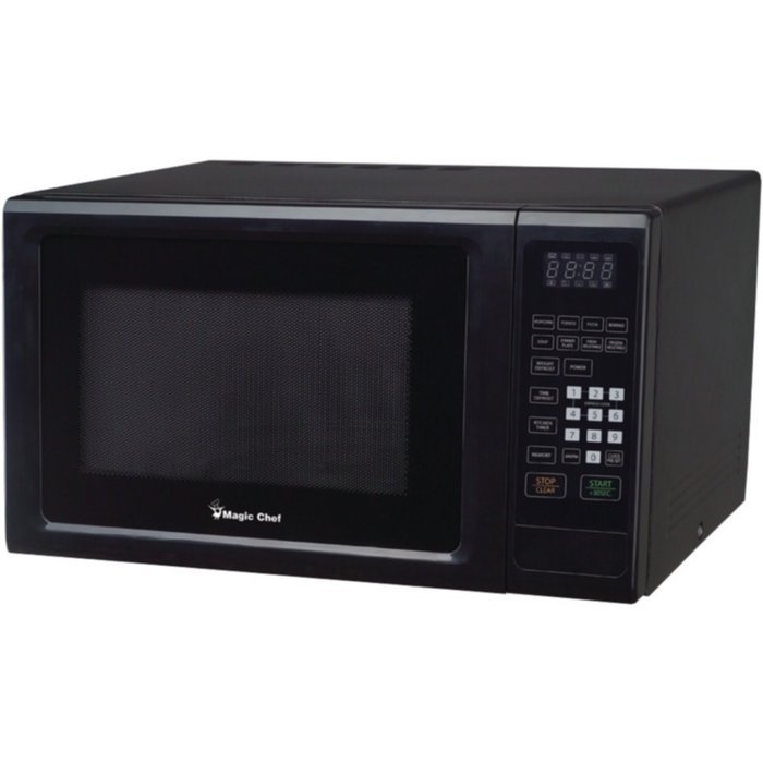 Magic Chef MCM1110B Black Countertop Microwave 1.1 Cu ft 1000W W/Digital Touch Home & Garden