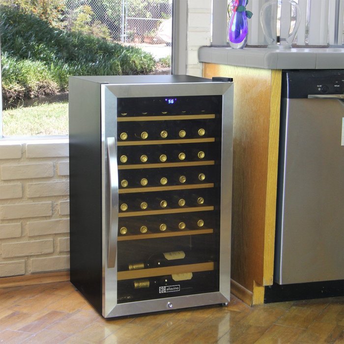 Allavino CDWR29-2SWT Cascina Series 29 Bottle Dual Zone Wine Refrigerator N34
