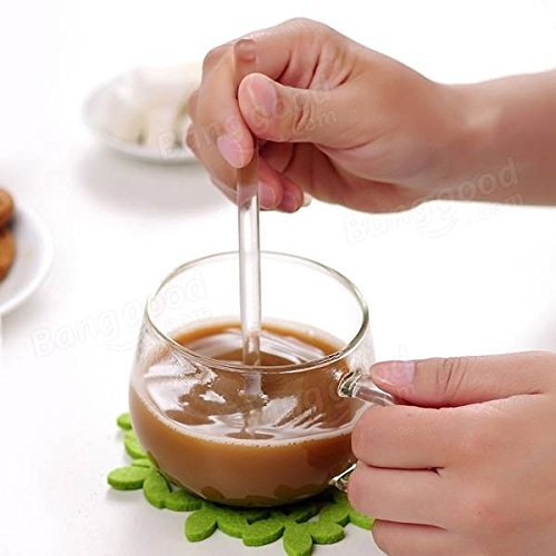 Pink Lizard Borosilicate Transparent Glass Coffee Scoop Sugar Spoon Coffee Spoon Stirring Tools N2
