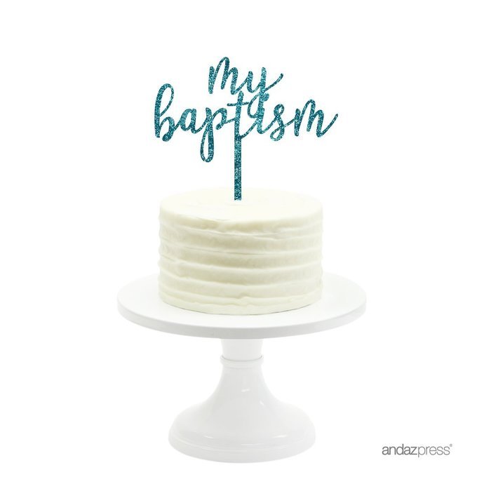 Andaz Press Baby Shower Acrylic Cake Toppers, Gold Glitter, Oh Baby, 1-Pack, Nautical Ocean Themed Party Decor... N50