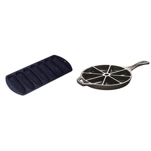 Lodge Cornstick and Cornbread Pan Bundle