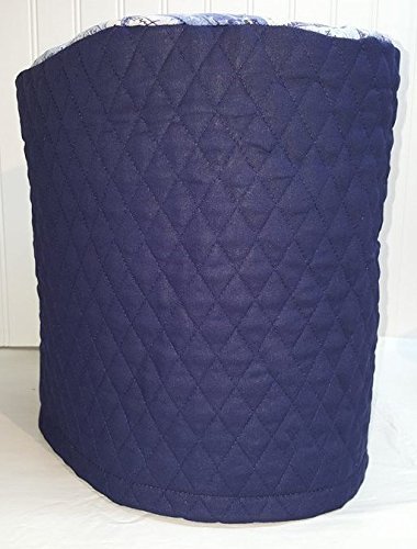 Quilted Blue Postcard From Paris Keurig K10 B31 Mini Plus Brewing Systems Cover (Navy Blue)
