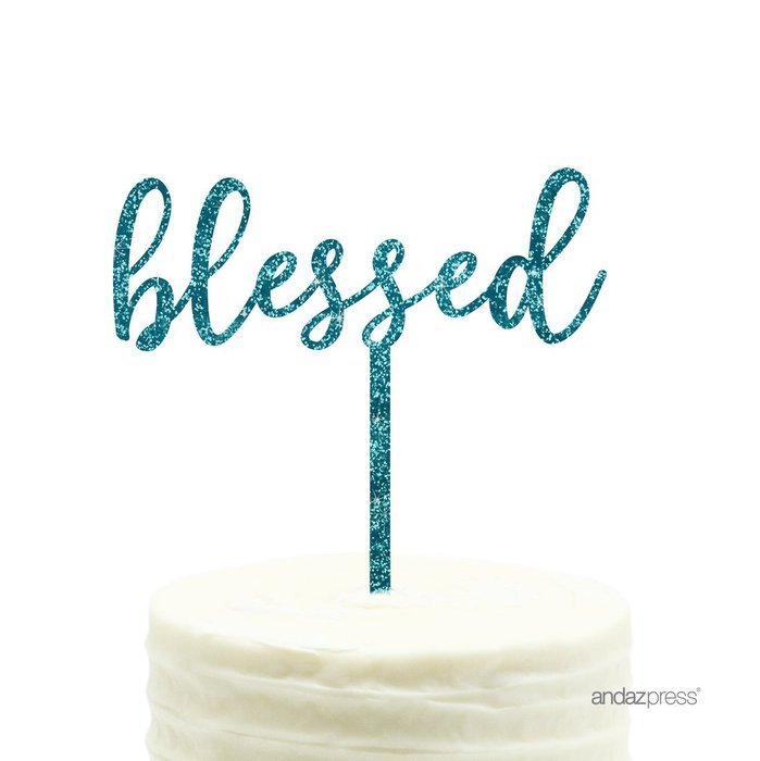 Andaz Press Baby Shower Acrylic Cake Toppers, Gold Glitter, Oh Baby, 1-Pack, Nautical Ocean Themed Party Decor... N58
