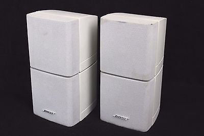 BOSE DOUBLE CUBE SPEAKER 2nd generation White or Black see condition description for color options 1 each speaker