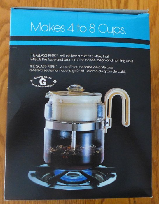 The Glass Perk Makes 4 to 8 cups percolator coffee pot N4