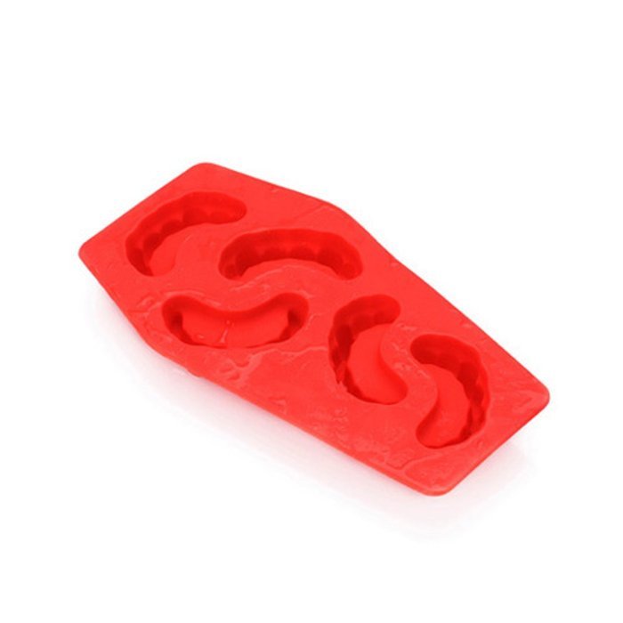 HDE Dracula Fang Jello Chocolate Mold Halloween Party Vampire Teeth Ice Cube Tray N3