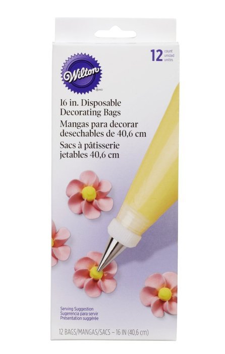 Wilton Disposable 16-Inch Decorating Bags, 12 Pack N2