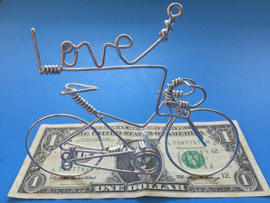 Handmade Personalized Gifts For Cyclists ~Add Your Own Name on Bicycle as Personal Creations Ornaments ~Custom... N8