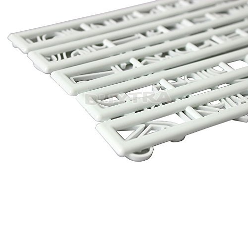 ensunpal store GOOD SELLING 6Pcs Fondant Cake Number Letter Decorating Cutter Mould Mold Sugarcraft Tool N2