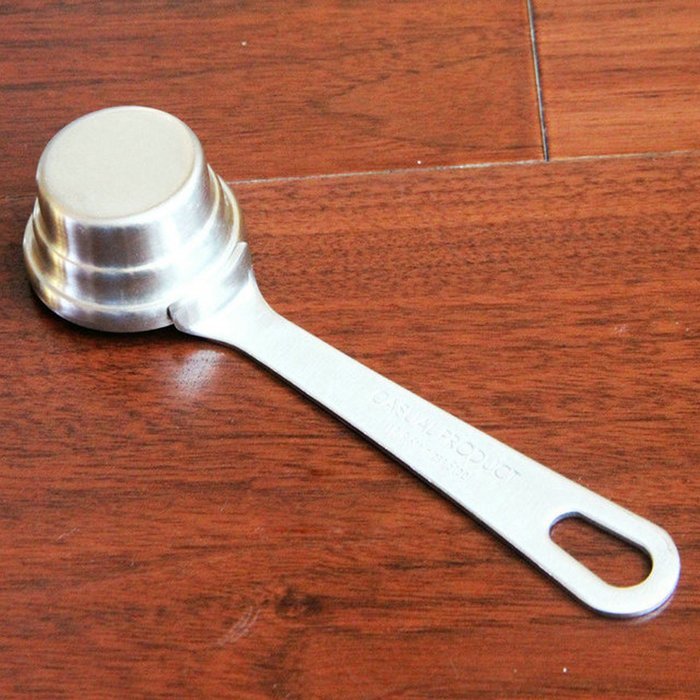 HAPPYNUTS COFFEE SCOOPS Multi Level Doser Scoop, Stainless Steel Condiment Coffee Measuring Scoop Marked 5mL/10mL... N7