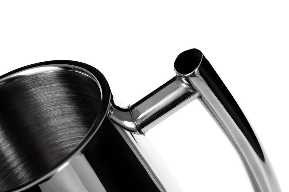Secura 1000ML French Press Coffee Maker, 34-Ounce, Stainless Steel 18/10 SFP-34DSC, Extra Stainless Steel Screen N7