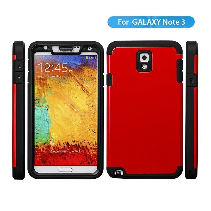Note 3 Case, Galaxy Note 3 Case, Anken [Shock Absorption] Slim Fit Dual Layer Hybrid Case with Kickstand & Screen... N4