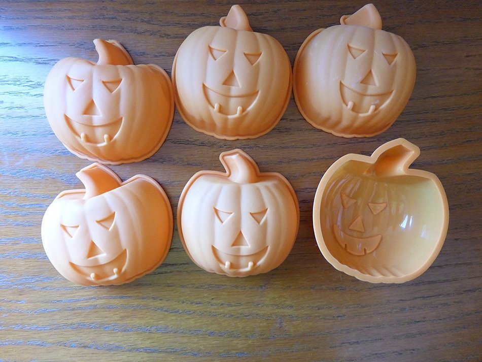 Silicone Pumpkin Cupcake Cake Cups N3