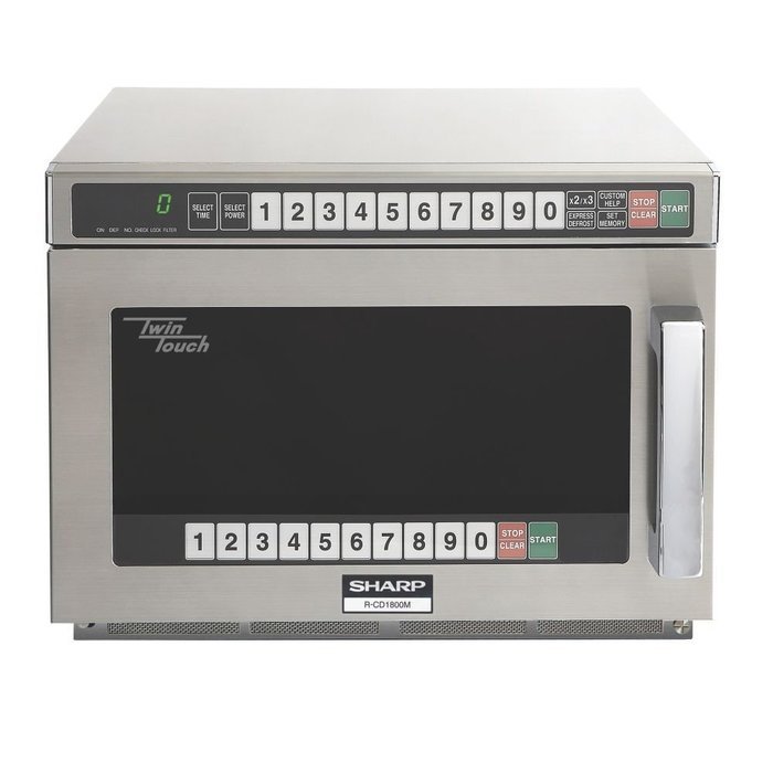 Sharp RCD1800M Twin Touch Dual 1800W Stackable Microwave