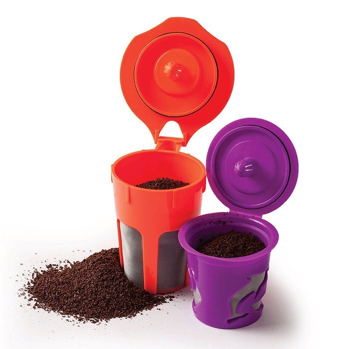 Reusable Carafe and Single-serve Filter (Bundle) - Refillable Keurig Coffee Filter - Compatible with Keurig 2.0... N4