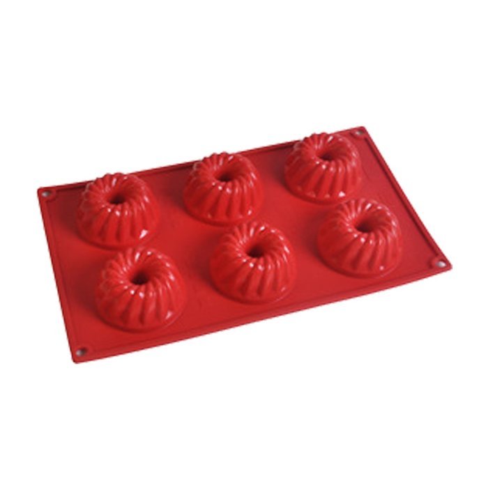NALATI Silicone Muffin Tray Candy Cupcake Jelly Mold Cake Donut Bakeware Chocolate Mold Baking Pan (Green) N8