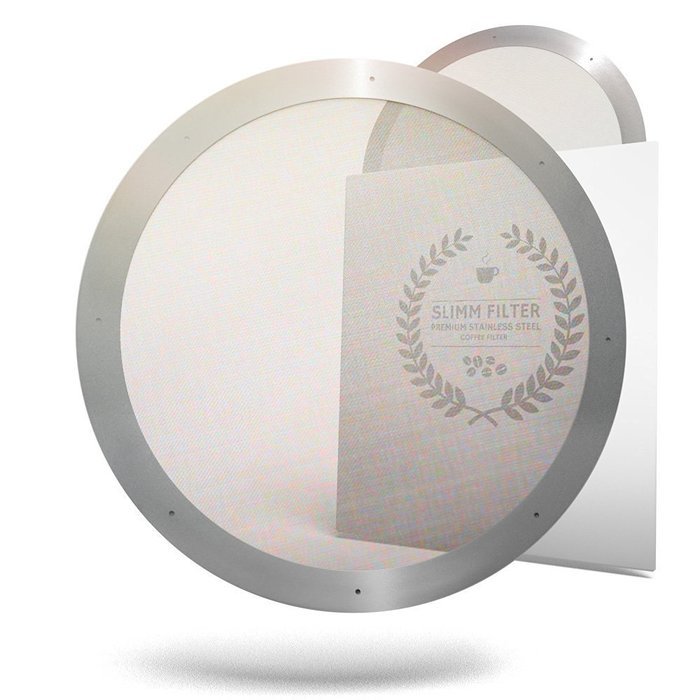 Slimm Reusable AeroPress Metal Filters (2 Pack) with Extra Book Download N3