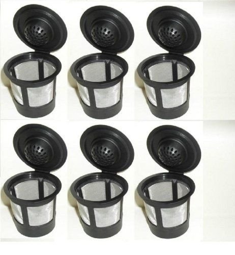 2X 6 x Solo Coffee Pod Filters Compatible with Keurig K cup coffee system--Reusable Coffee Filter