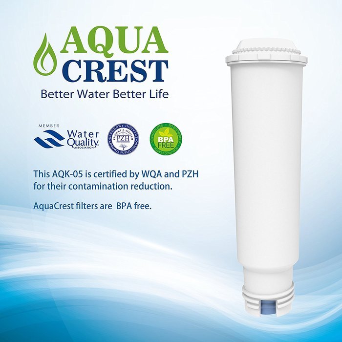AQUACREST Coffee Water Filter Replacement for JURA 7525, Krups F088 for KRUPS Precise Tamp Espresso Machines and... N8