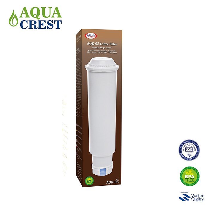 AQUACREST Coffee Water Filter Replacement for JURA 7525, Krups F088 for KRUPS Precise Tamp Espresso Machines and... N9