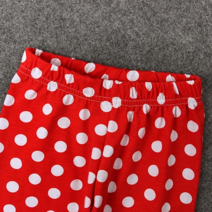 Clothes Set ,BeautyVan Baby Kid Outfit Clothes Christmas Santa Claus T-shirt Top+Dot Long Pants Suit (3T, red) N4
