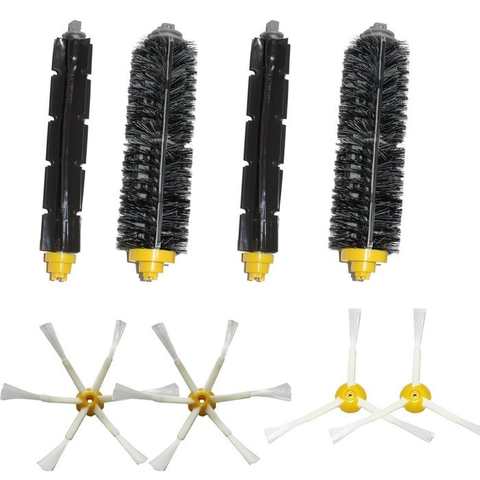 I-Clean Replacement Brush For iRobot Roomba 700 series 760 770 780 Bristle Brush Flexible Beater Brush Sidebrush...