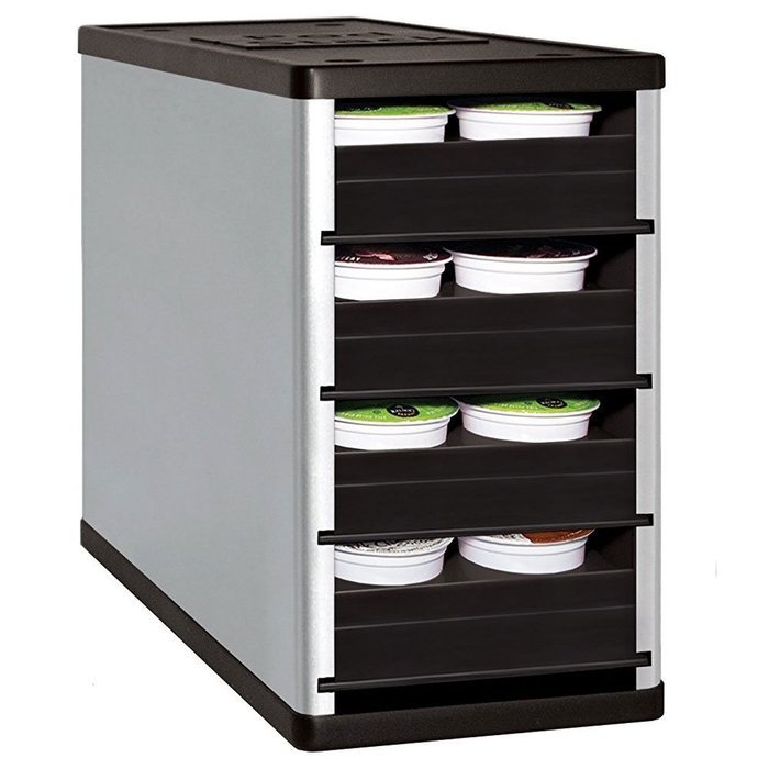 YouCopia CoffeeStack 40 Keurig K-Cup Cabinet Organizer, Silver N3