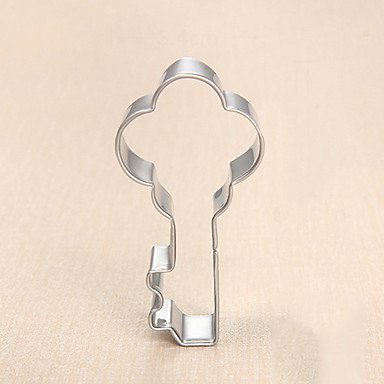 Sher Valentine's Love Key Shape Cookie Cutters Fruit Cut Molds Stainless Steel N2