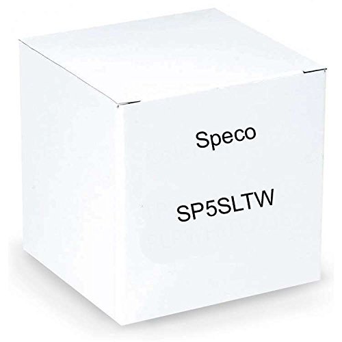 SPECO SPESP5SLTW 5.25" 70V Slim Style Wall-Mount Speaker - White
