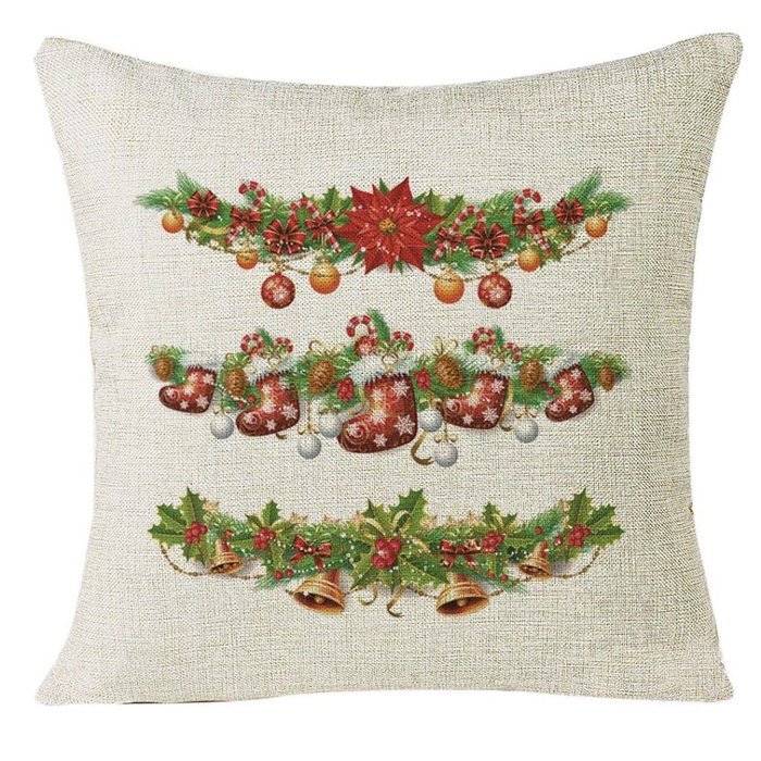 Christmas Pillow Case,Beautyvan Xmas Christmas Festival Sofa Home Decoration Socks Pillow Case Cushion Cover (L) N4