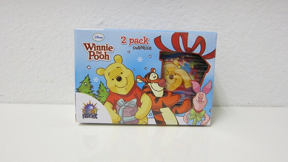 Winnie the Pooh 2 plastic surprise eggs with toy inside- VALUE PACK-