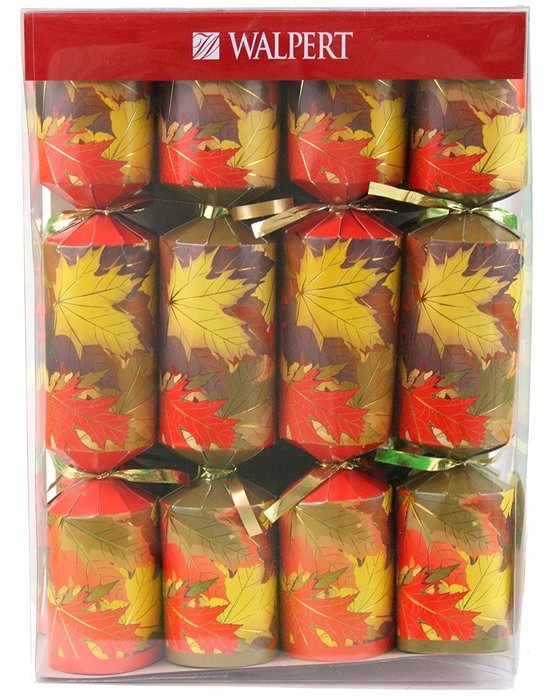 Walpert Holiday Crackers - 9.5 Inch Thanksgiving 8pc
