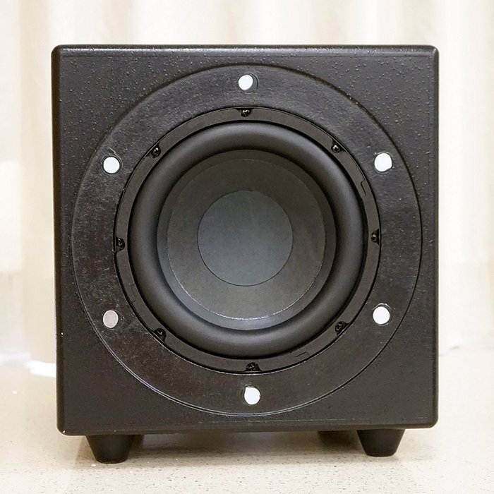 Orb Audio 5.1 Home Theater Speaker System (Mod2X and subONE) in Hand Polished Steel N5