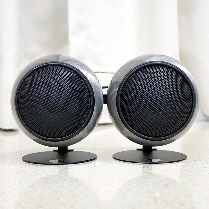 Orb Audio 5.1 Home Theater Speaker System (Mod2X and subONE) in Hand Polished Steel N6